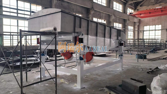 1800*4500mm 3 ponti schermo lineare vibrante in acciaio inossidabile per erbe