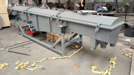 500*4000 mm di acciaio al carbonio 2 ponti schermo lineare vibrante