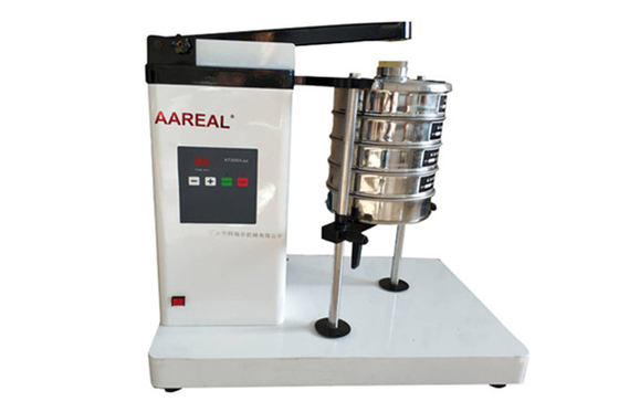 AAREAL AT200tap Tap Test Sieve Shaker per l'ispezione delle dimensioni delle particelle abrasive di sabbia di silicone in laboratorio