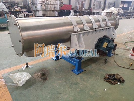 Alta efficienza Piccole dimensioni di 400 mm di diametro Tubular Vibratory Feeder per le particelle chimiche Seat Installazione