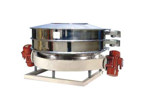 Vibro Screen Machine a basso profilo separatore a vibrazione rotonda con due strati di schermo