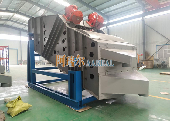 Alte prestazioni 1800*5000mm 4 Deck Mogensen Lineare Retangolare Vibrating Screen Per Materiale Refrattario