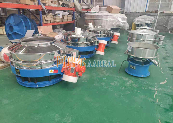 Separatore di flusso a basso profilo attraverso la vibrazione per motori a doppia potenza a carbonato di calcio