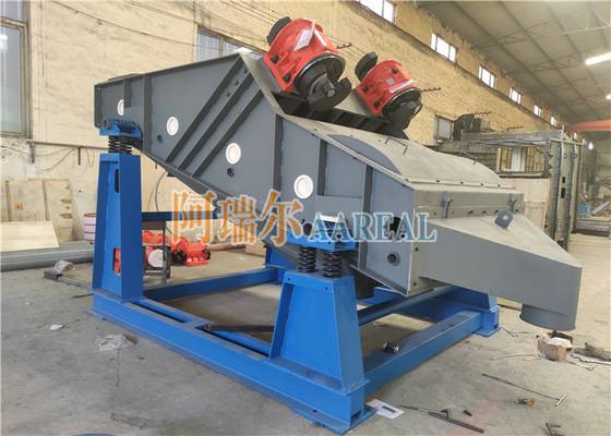 Alte prestazioni 1800*5000mm 4 Deck Mogensen Lineare Retangolare Vibrating Screen Per Materiale Refrattario