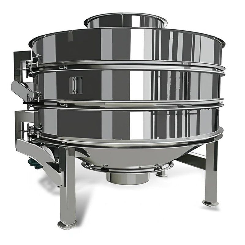 Setaccio vibrante a movimento tridimensionale che offre finitura a specchio per la vagliatura di materiali e la lavorazione