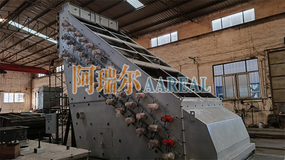 1 ~ 2 ponti 2000 * 5000 mm Grandi capacità schermo ad alta frequenza Vibrating Sieve Screening Machines per NPK fertilizzante chimico con vibrazione ad alta velocità 3000 ~ 3600 RPM