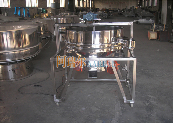 1200mm Food Grade Inline Vibro Screen Machine con sistema di spazzola rotante