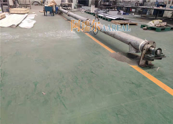 Diametro 219 mm Lunghezza 9000 mm Tubulare convogliatore a vite alimentatore 316L grado alimentare