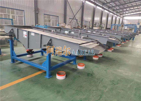 900*3000 mm schermo vibrante lineare rettangolare a ponte singolo per setacciare i granuli di PVC