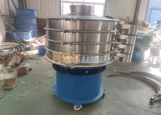 1000mm 3 Deck Portabile in acciaio inossidabile schermo rotabile vibrante per sale da tavola